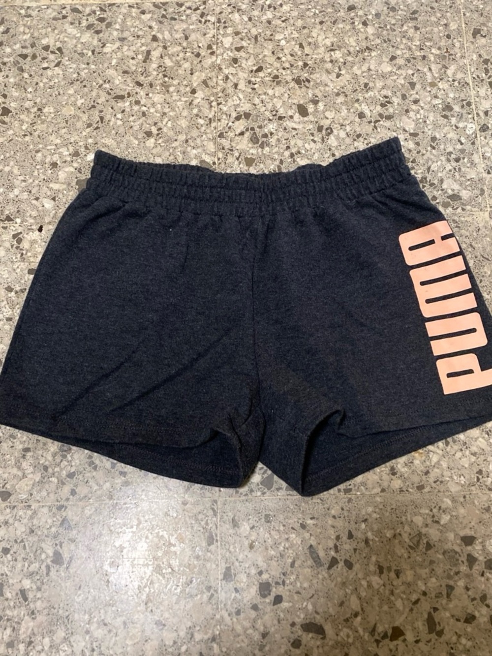 PUMA Kids Grey Athletic Shorts Size 7/8 or Small